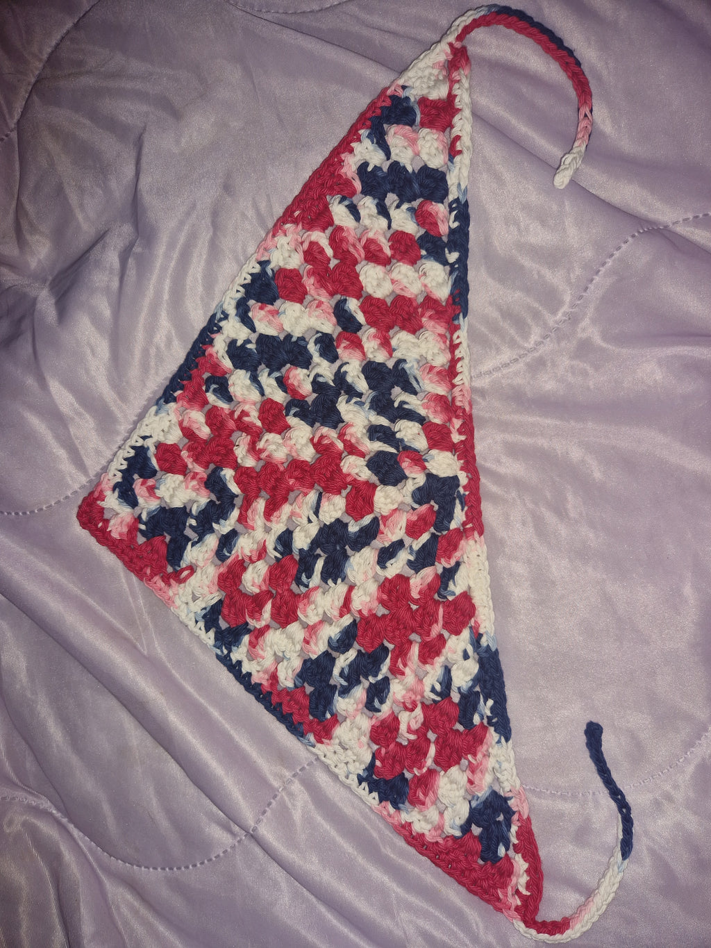 Red white and blue Bandana