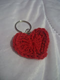 Red heart Key chain